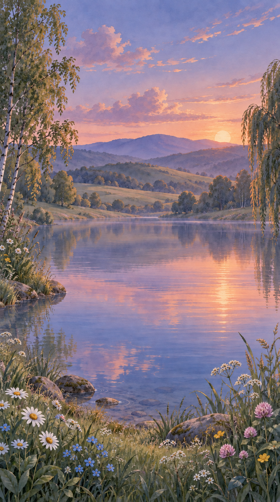 GardenPuzzle evening background