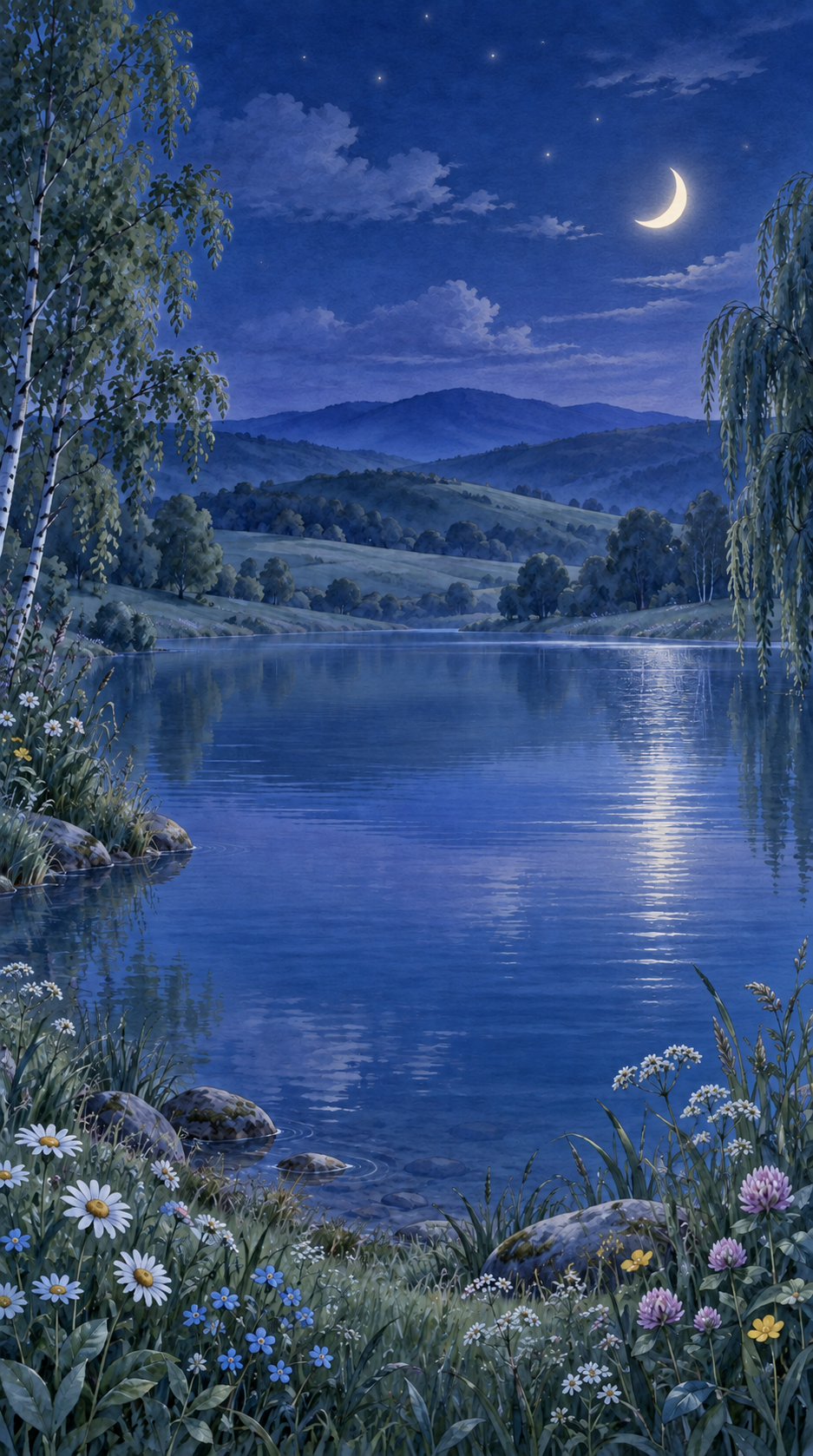 GardenPuzzle night background