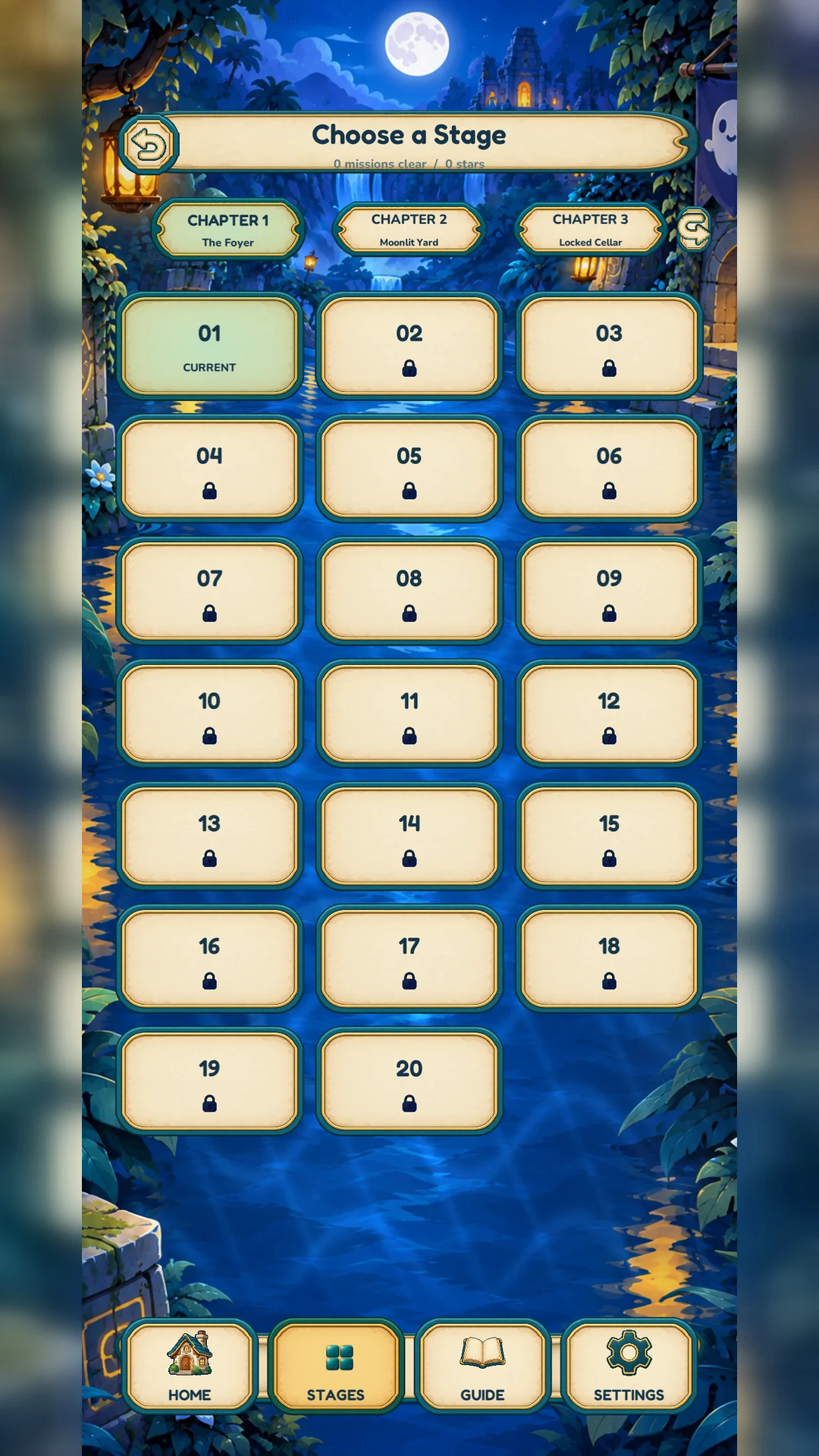 Chapter one stage select