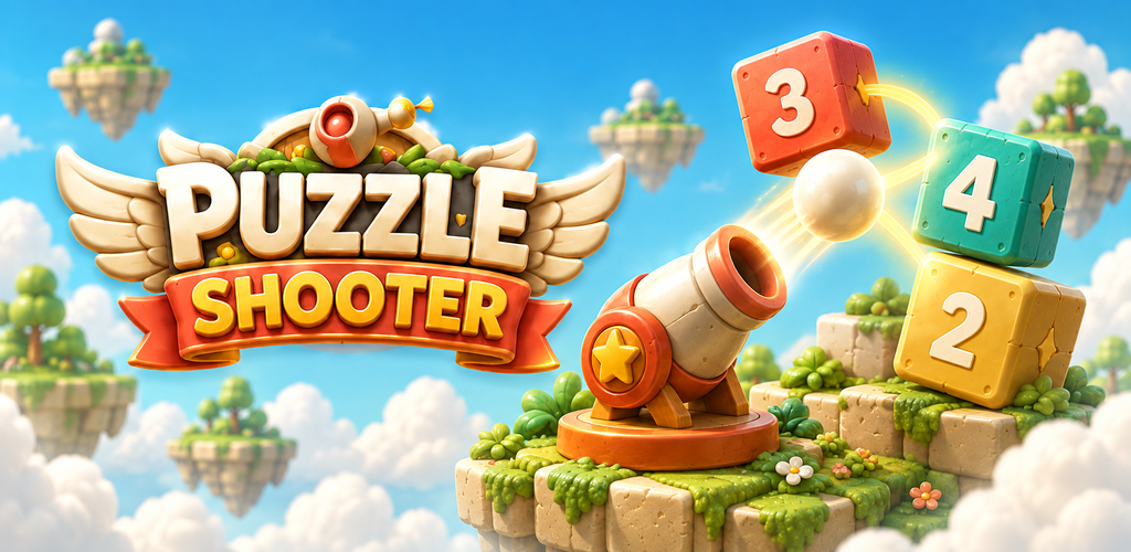 PuzzleShooter Toy Sky cannon and floating islands